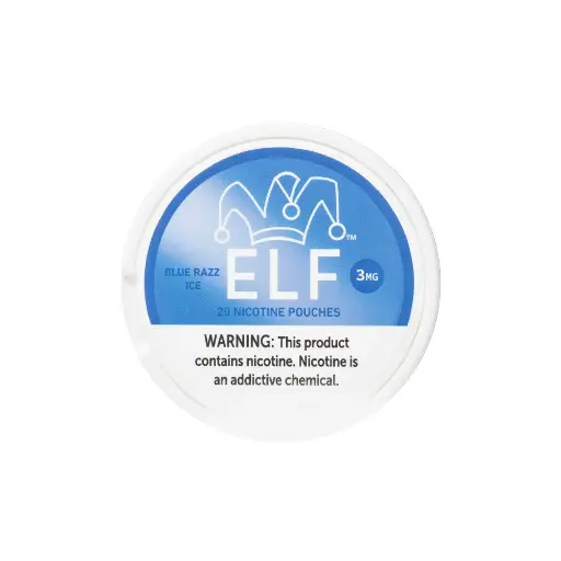 [ELF-BRI-206-U1] Nicotine Pouches (Blue Razz Ice)