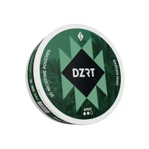 [DZT-GMT-6000-U1] Nicotine Pouches (Garden Mint, 6mg)