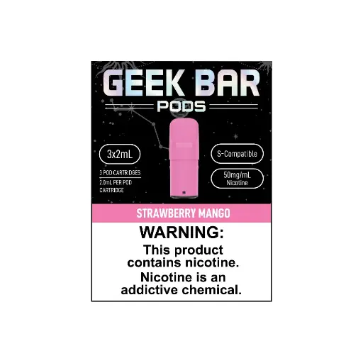 [GBR-SMO-5000-U] [GEEKBAR] Pods (S-compatible) (Strawberry Mango)